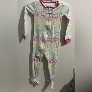 Whimsical Kids Footie Pajamas - Multicolor